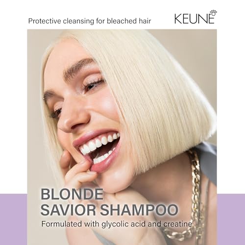 Keune شامبو كيون كير بلوند سيفيور خالي من الكبريتات مقوي لتنظيف الشعر الأشقر المصبوغ 101 أونصة سائلة - Image 3
