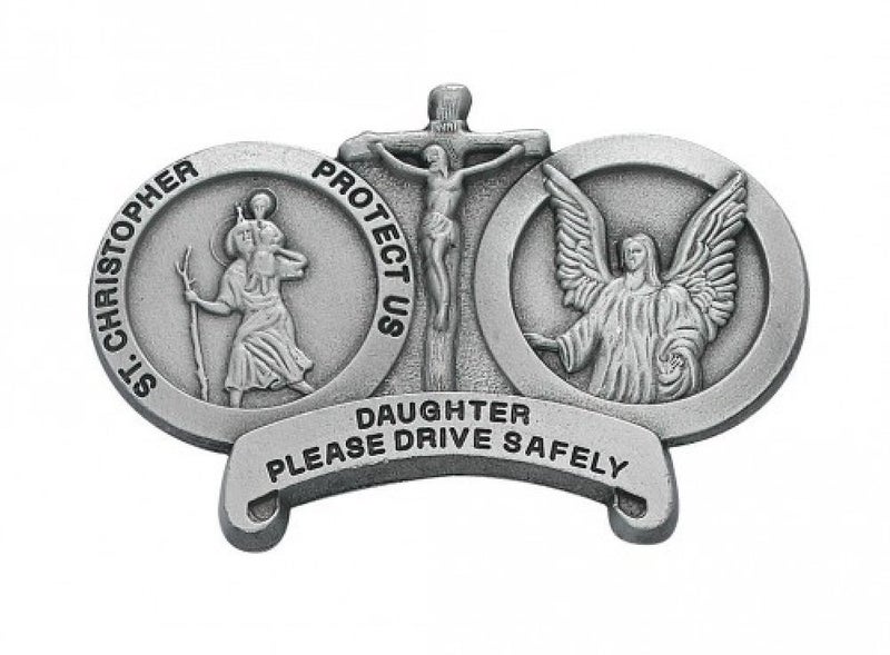 McVan St. Christopher Guardian Angel Daughter Visor Clip - Image 2