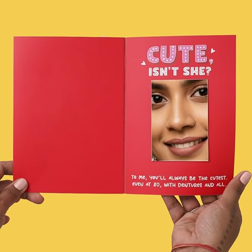 Oye Happy – Future Wife Mirror Card | Funny Romantic Greeting Card for Fiancée or Girlfriend | Proposal, Engagement & Valentine’s Day Gift | Love Card with Mirror Inside - Image 3