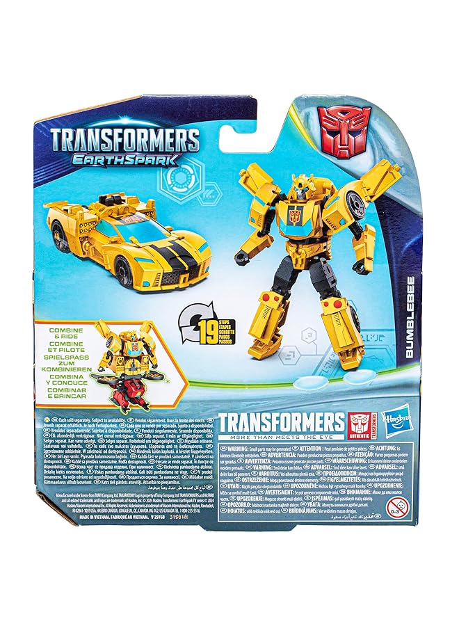 TRANSFORMERS Earthspark Warrior Class Bumblebee Action Figure - Image 5