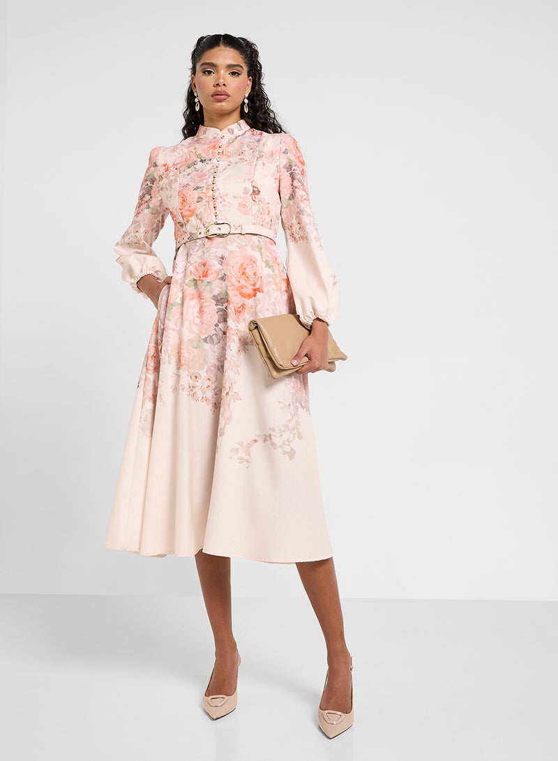 ايلا فستان - بنقشة الزهور - Image 4