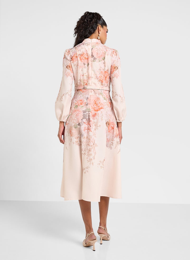 ايلا فستان - بنقشة الزهور - Image 2