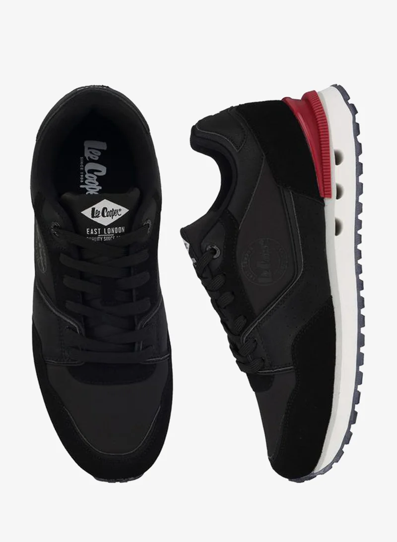 Men Colourblock Lace-Up Ankle Sneakers