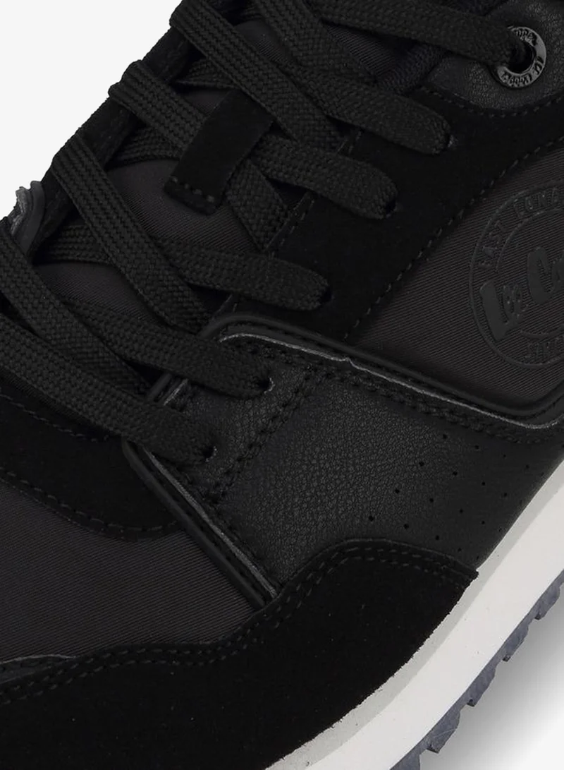 Lee Cooper BLACK Men Colourblock Lace-Up Ankle Sneakers for Men | Best Price UAE