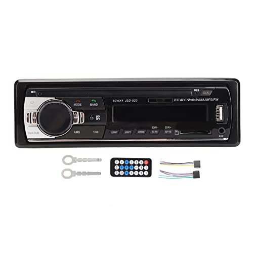 Sanpyl Multimedia Car Stereo Receiver, Car Radio AI Voice Control LED Display, Bluetooth Hands Calling, Support MP3 WMA WAV, USB2.0 Car MP3 Player Audio Systems - Image 1