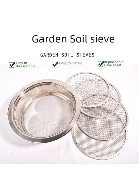 Garden Soil Sifting Net Round Replacement Mesh For Gardening Planting Sand Stone Soil Sifter-Specifications:Soil Exchange Screen (1, 3, 6, 9, 12mm)