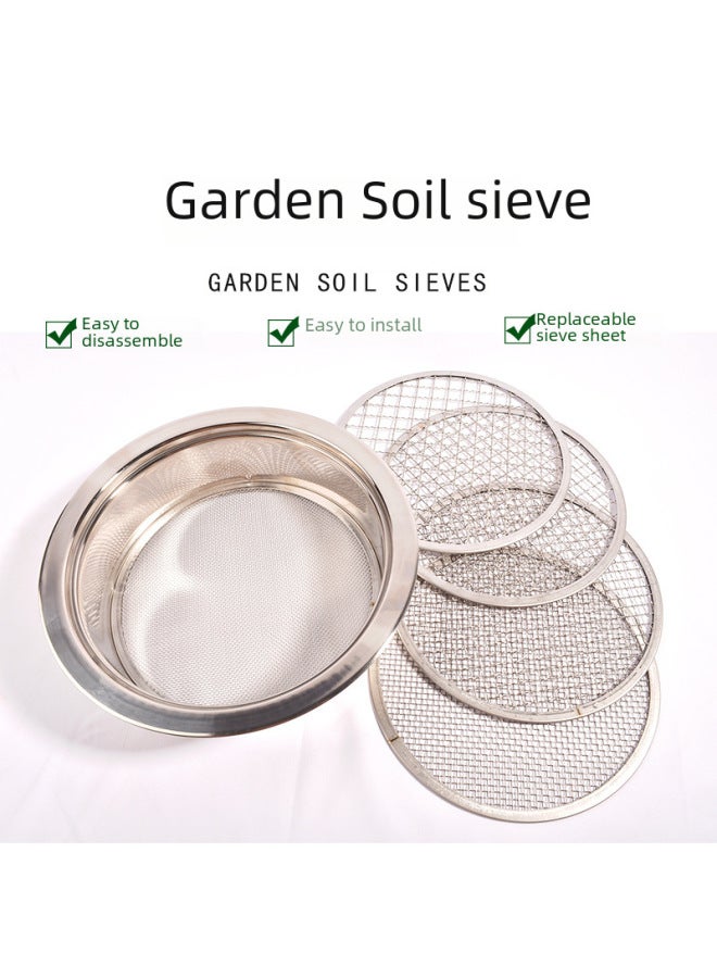 Garden Soil Sifting Net Round Replacement Mesh For Gardening Planting Sand Stone Soil Sifter-Specifications:Soil Exchange Screen (1, 3, 6, 9, 12mm)