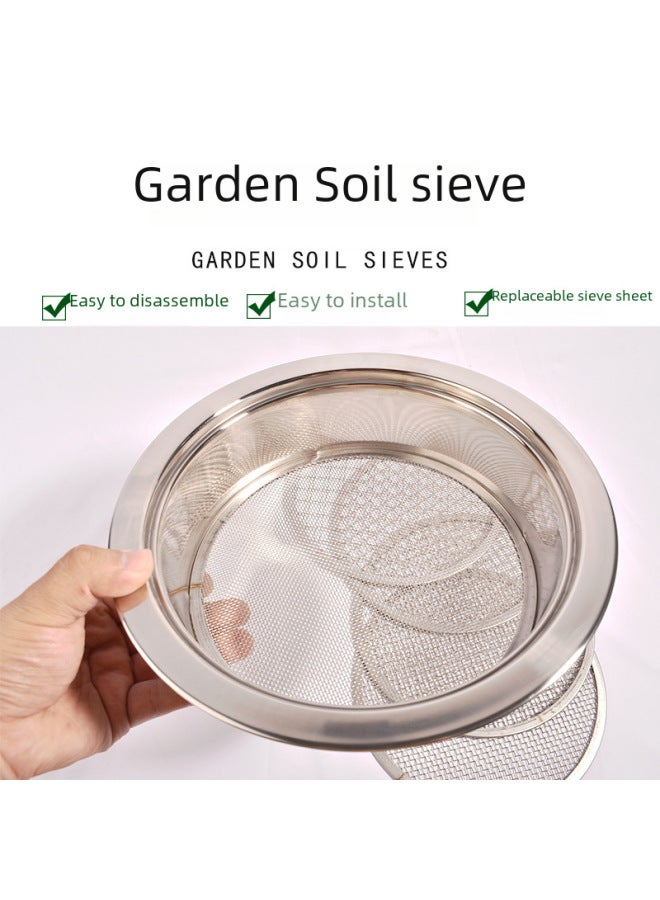 Garden Soil Sifting Net Round Replacement Mesh For Gardening Planting Sand Stone Soil Sifter-Specifications:Soil Exchange Screen (1, 3, 6, 9, 12mm)