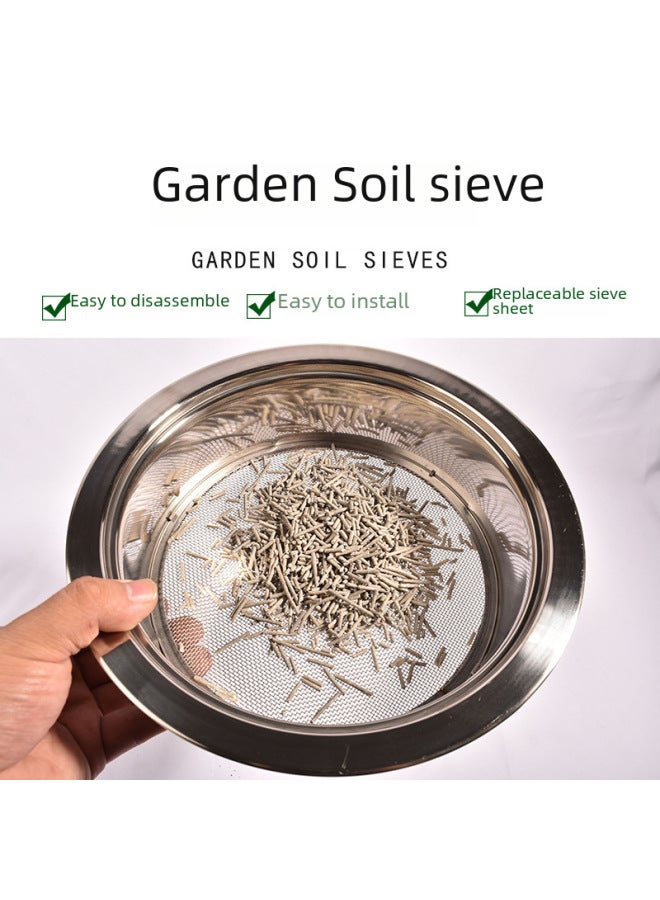 Garden Soil Sifting Net Round Replacement Mesh For Gardening Planting Sand Stone Soil Sifter-Specifications:Soil Exchange Screen (1, 3, 6, 9, 12mm)