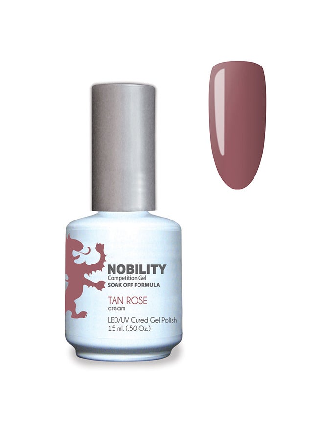 Lechat Gel Nail Polish 15 ml, Long Lasting, Chip Resistant, Requires Drying Under UV Led Lamp Tan Rose Nbgp12