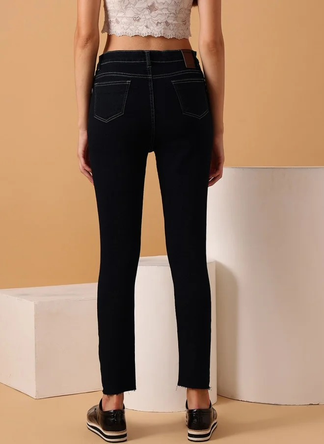 STREET 9  Narrow Slim Fit Blue Jeans for Women for Women | Best Price UAE