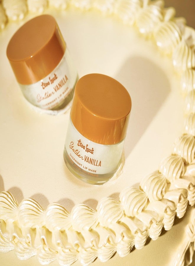 Tree Hut Golden Vanilla Overnight Lip Mask, Hydrating & Moisturizing Lip Treatment with Shea Butter, Vitamin E, Nourishing Lip Care for Soft, Smooth Lips, Overnight Lip Repair Balm, 0.6 oz - Image 4