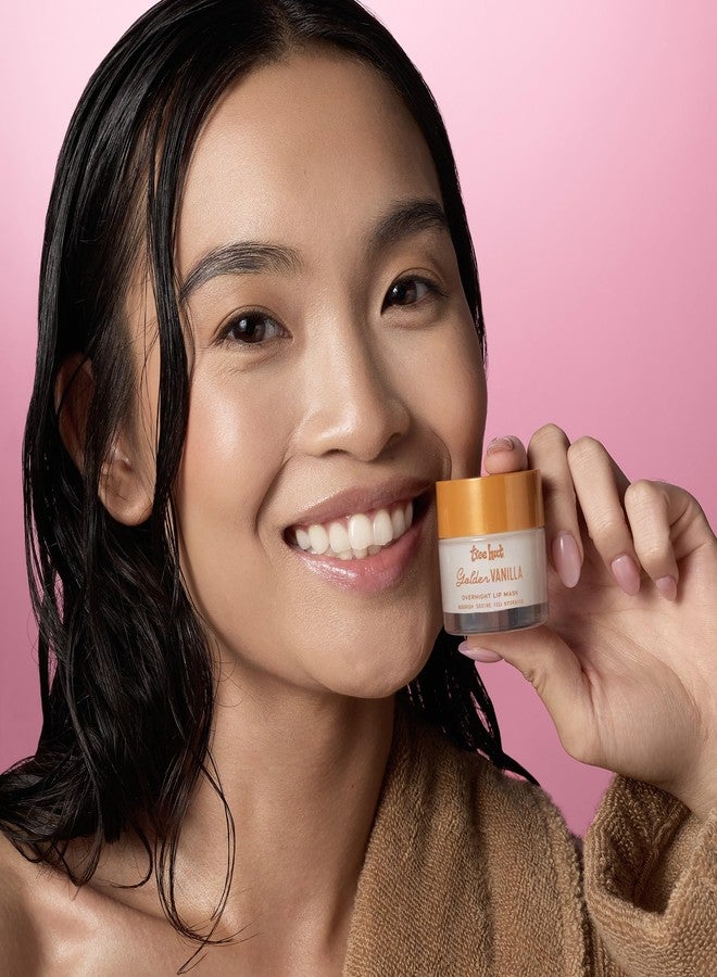 Tree Hut Golden Vanilla Overnight Lip Mask, Hydrating & Moisturizing Lip Treatment with Shea Butter, Vitamin E, Nourishing Lip Care for Soft, Smooth Lips, Overnight Lip Repair Balm, 0.6 oz - Image 3