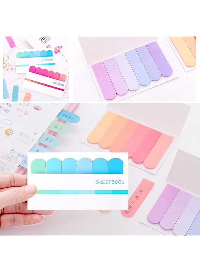 erorex Sticky Index Tabs 1440 Pieces Colored Sticky Notes Document Page Marker Writable Adhesive Page Tabs For Annotating Books Notebooks Documents Classify Files 12 Sets  - Image 3