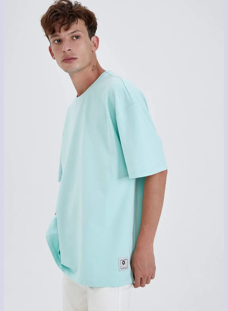 DeFacto Oversize Fit Short Sleeve Knitwear T-shirt