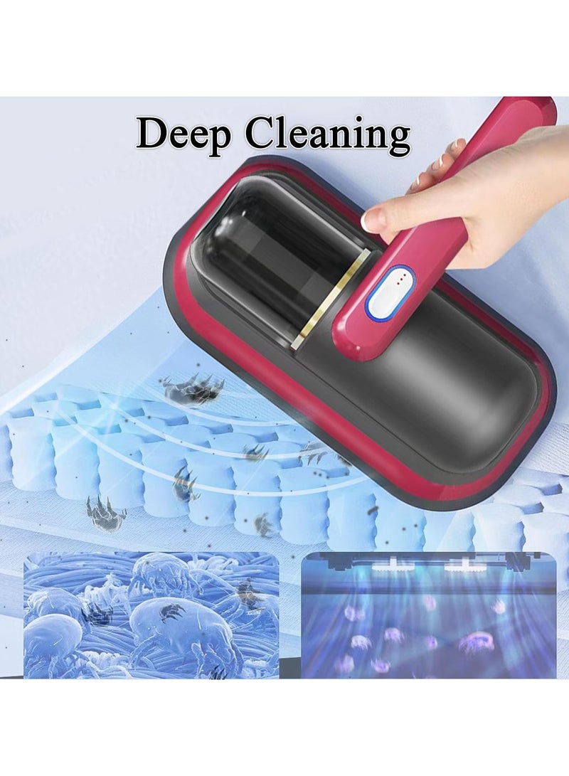 Bed Vacuum Cleaner Upgraded Cordless UV Vacuum Cleaner, Handheld deep Mattress Vacuum Cleaner, Effectively Cleans Bedding, Sofas, Carpets and Other Fabric Surfaces - Image 2
