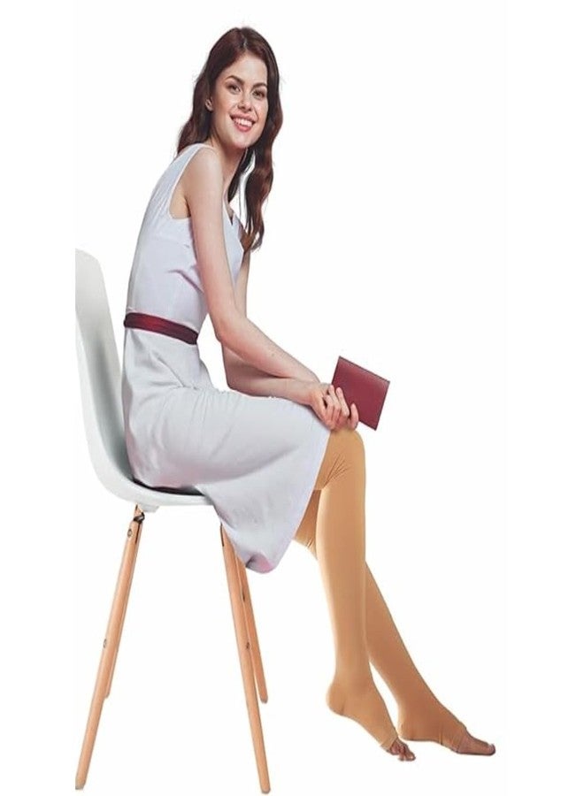 Dyna Medical Compression stockings for Varicose Vein Class 1 (Below Knee-Large) - Image 1