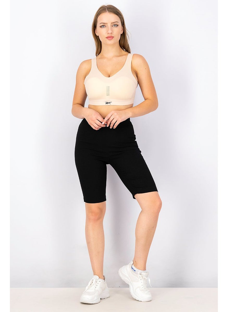 Reebok Women Sportswear Fit Padded Sports Bra, Tan  - Image 4