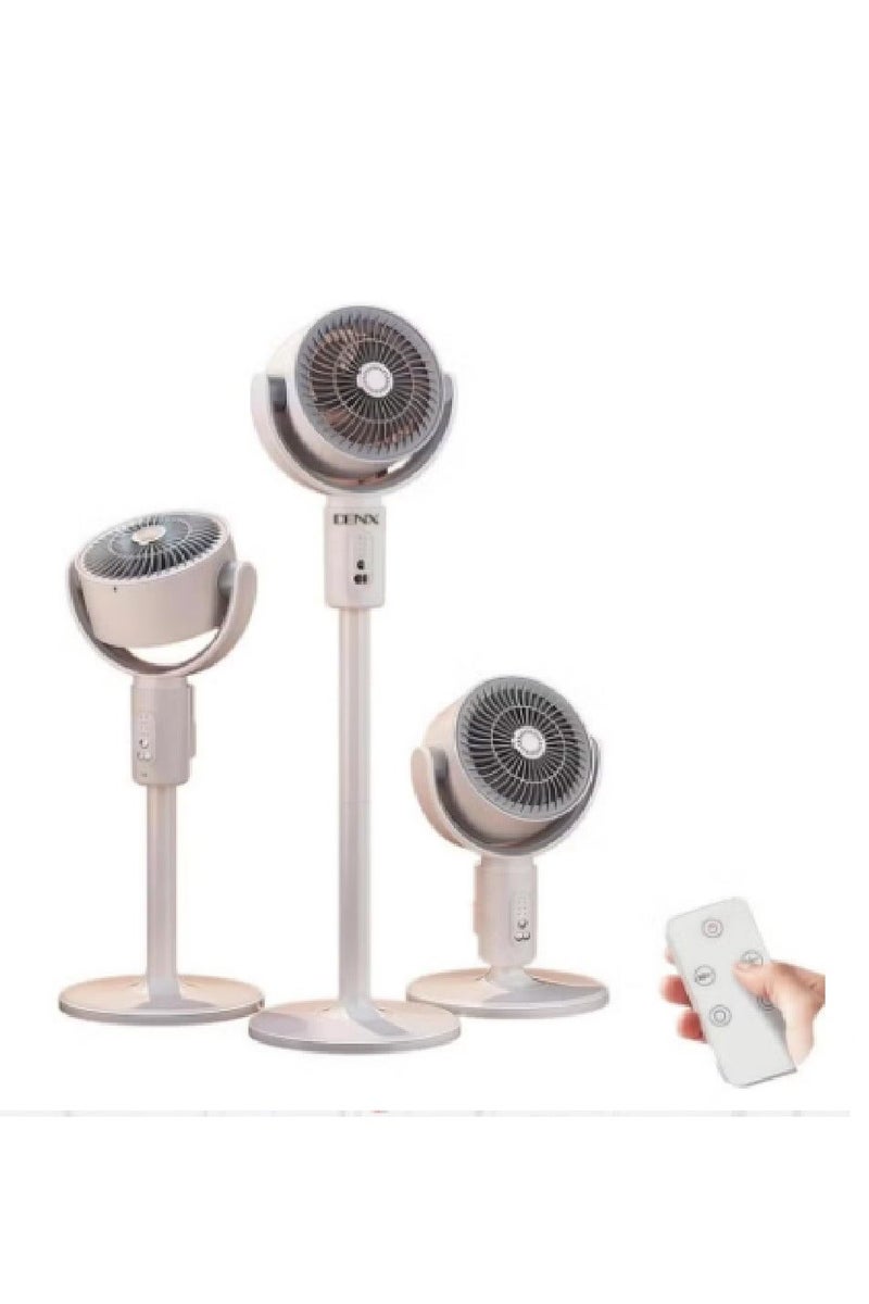 Denx Floor Fan Adjustable Height  with 5 Speeds, Remote Control DX2607 - Image 3