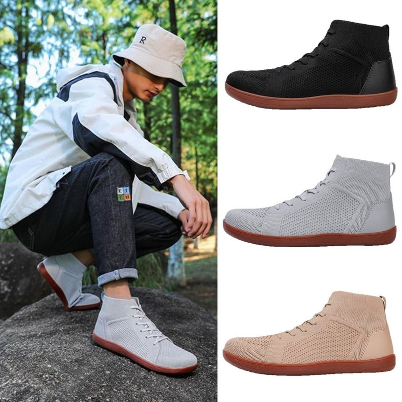 Manufacturers cross-border new high-top wide palm shoes breathable non-slip wide head barefoot casual shoes indoor fitness shoes yoga shoes - Image 2