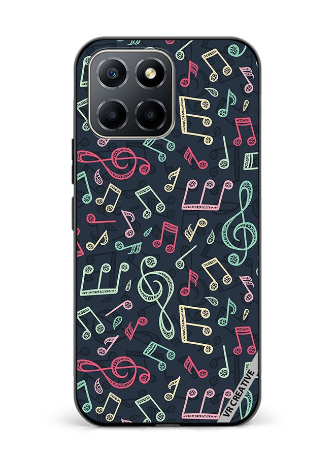 VR CREATIVE Protective Case Cover For Honor X6 Music Pattern Design Multicolour - Image 1