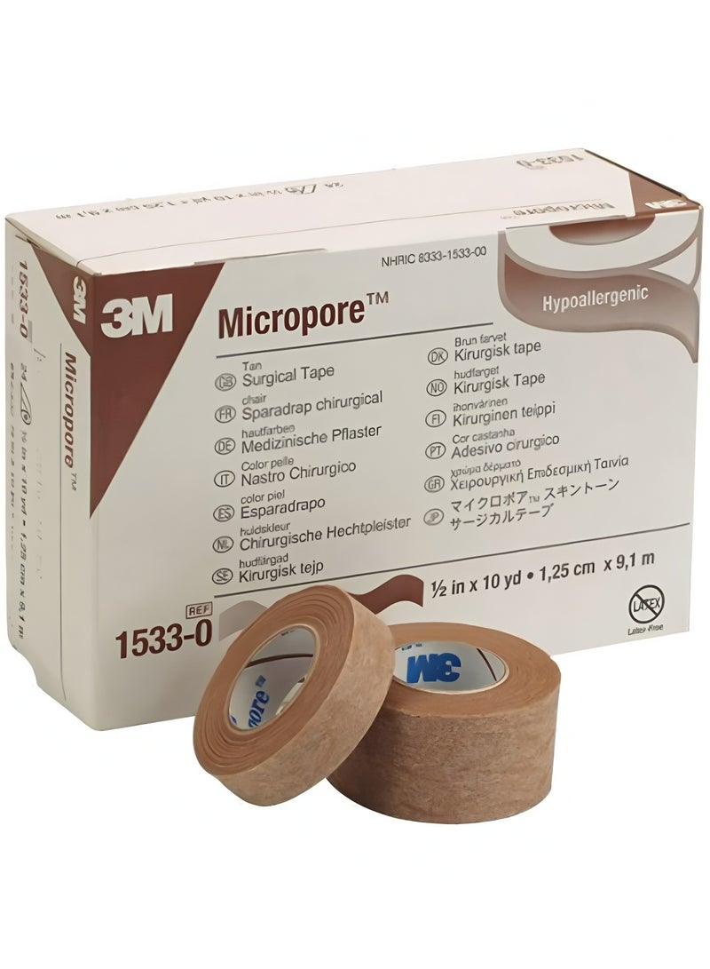 3M Two pieces of Micro Pore 3M nasal patches - Image 2