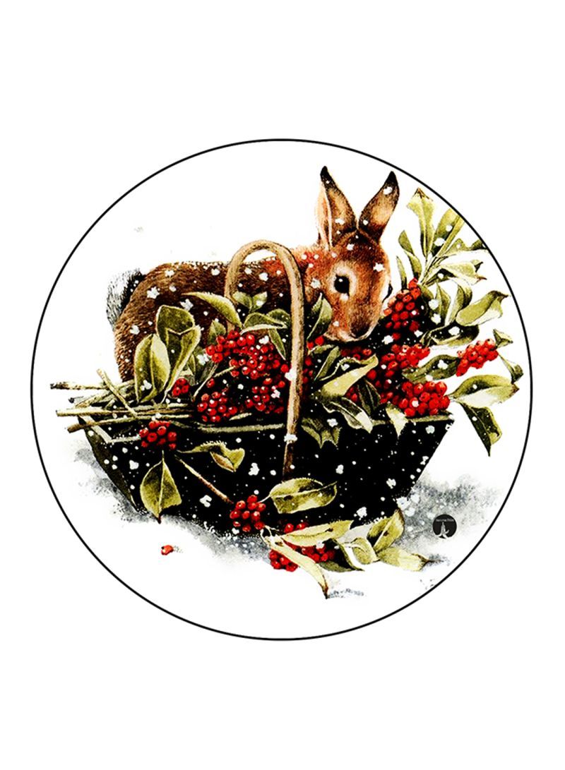 RKN Rabbit Printed Mouse Pad Multicolour