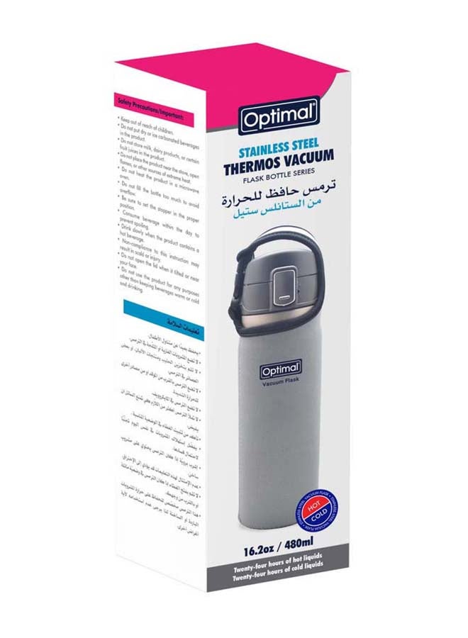 Optimal دورق مفرغ من الستانلس ستيل، 480 مل - Image 3