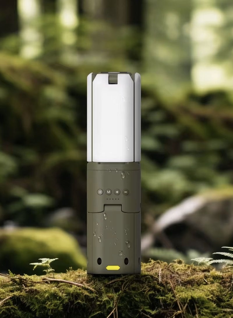Generic Rechargeable Multifunctional Outdoor Waterproof Four Leaf Camping Light Z2 - , Telescopic design, Adjustable light pool height,  perfect for Hiking, Camping, Fishing, and Travel  - Image 2