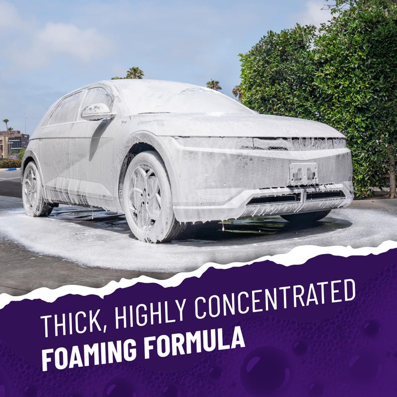 Chemical Guys Extreme Bodywash & Wax Foaming Car Wash Soap - Soap for Foam Cannons, Foam Guns, or Bucket Washes for Cars, Trucks, Motorcycles, RVs, and More, Grape Scent - 128 oz (1 Gallon) - Image 5