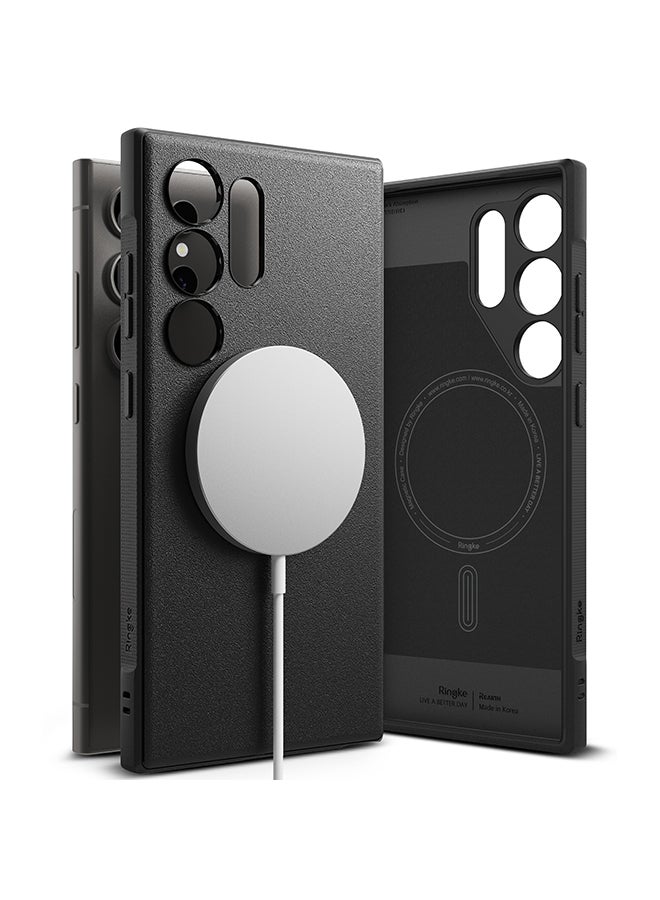 رينجك جراب Onyx Magnetic متوافق مع Samsung S24 Ultra 5G (2024) مع قبضة معززة ومرن ومقاوم للصدمات من مادة TPU المتينة - Image 1