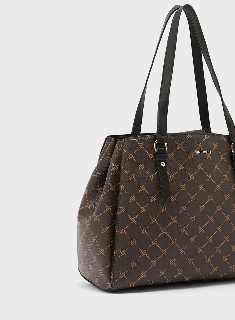 NINE WEST Printed Tote