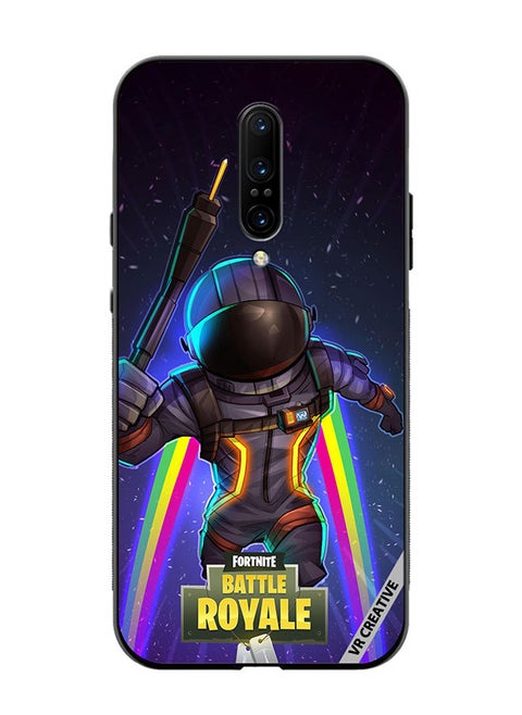 Protective Case Cover For OnePlus 7 Pro Fortnite Space Bomber Design Multicolour