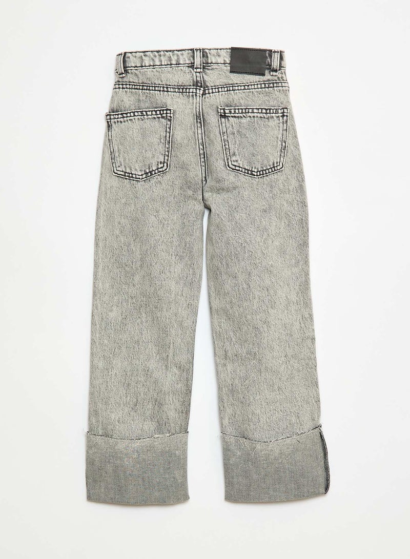 Kiabi Destroyed denim trousers - Image 2