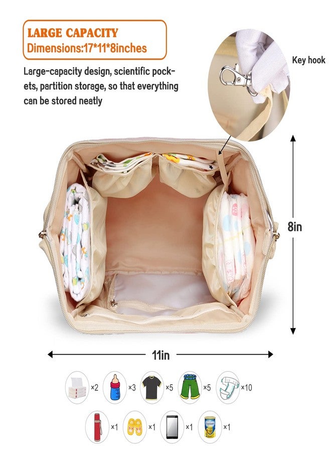 Limhoo Diaper Bag Backpack for Men Dad, Waterproof Large Canvas Camo Nappy Bags, Baby Care Bag (New Camouflage) - Image 4