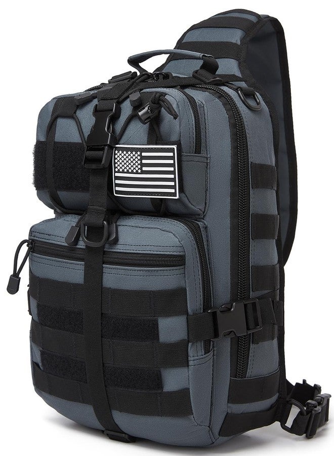 ATBP Tactical Sling Pack Big Crossbody Backpack Over Shoulder Bag Military for Men Hiking Outdoor Sport Gym