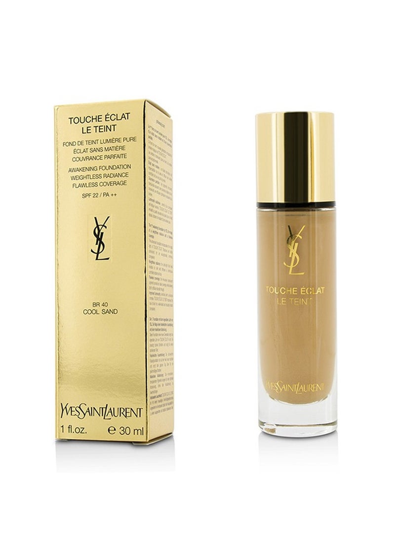 Yves Saint Laurent - YVES SAINT LAURENT Touche Eclat Foundation BR40 Cool Sand, 30 ml - Image 1