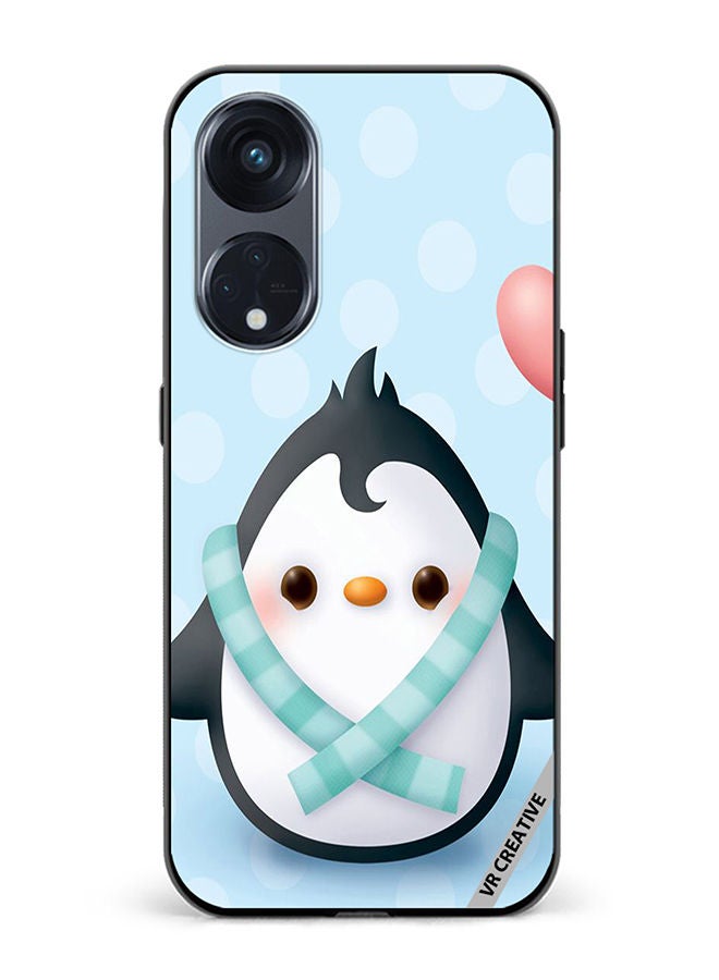 VR CREATIVE Protective Case Cover For Oppo Reno8 T 5G Baby Penguin Design Multicolour - Image 1