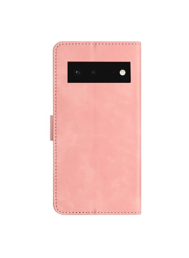 اس-توب جراب لهاتف Google Pixel 6 مصنوع من الجلد المنقوش بسبع فراشات - Image 3