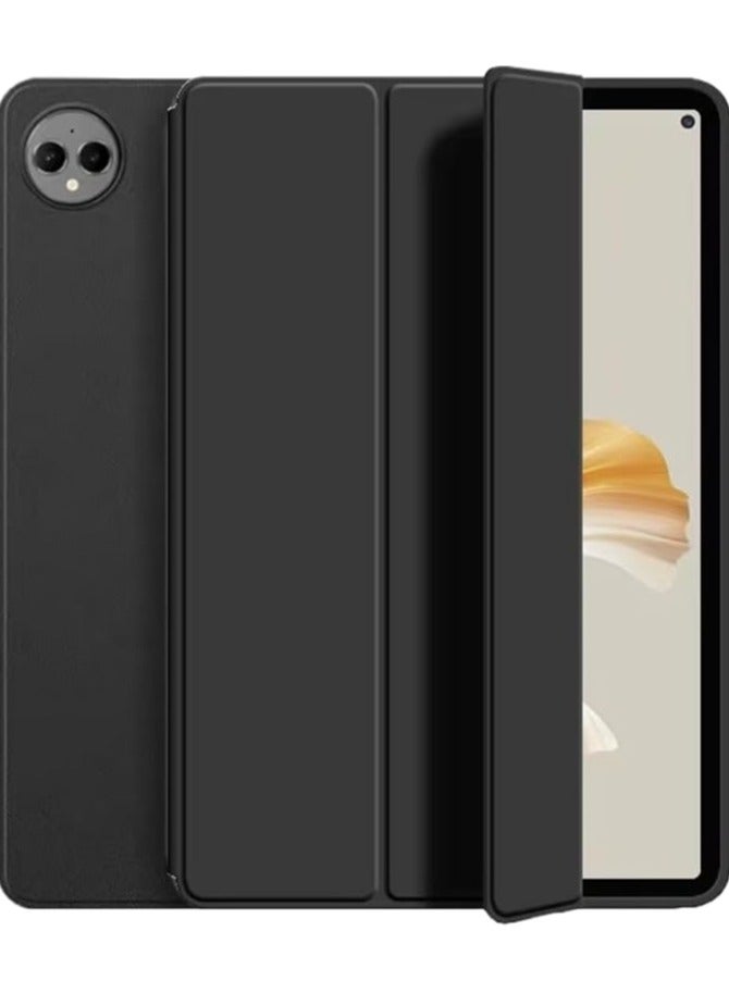 Green Tiger Cover Compatible with Huawei MatePad Pro 12.2" 2024 Case, Tri-Fold Slim Case Shockproof Honeycomb TPU Case with Durable Stand Auto Wake/Sleep Cover for Huawei MatePad Pro 12.2" 2024 (Black) - Image 1