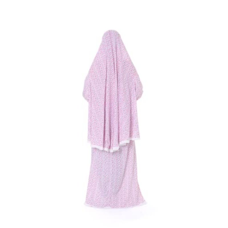 Islamic Dress for Women Prayer Clothes for Muslim Women 2 Pcs Set Maxi Skirt - Image 5