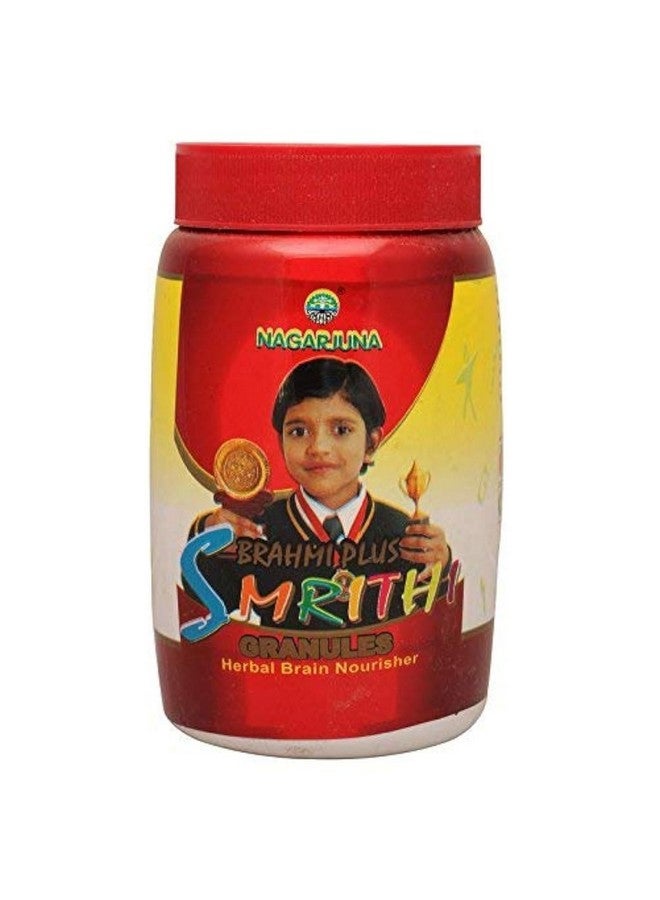 NAGARJUNA Brahmi Plus Smrithi Granules Herbal Brain Nourisher, Red, 400 g, Medium - Image 1