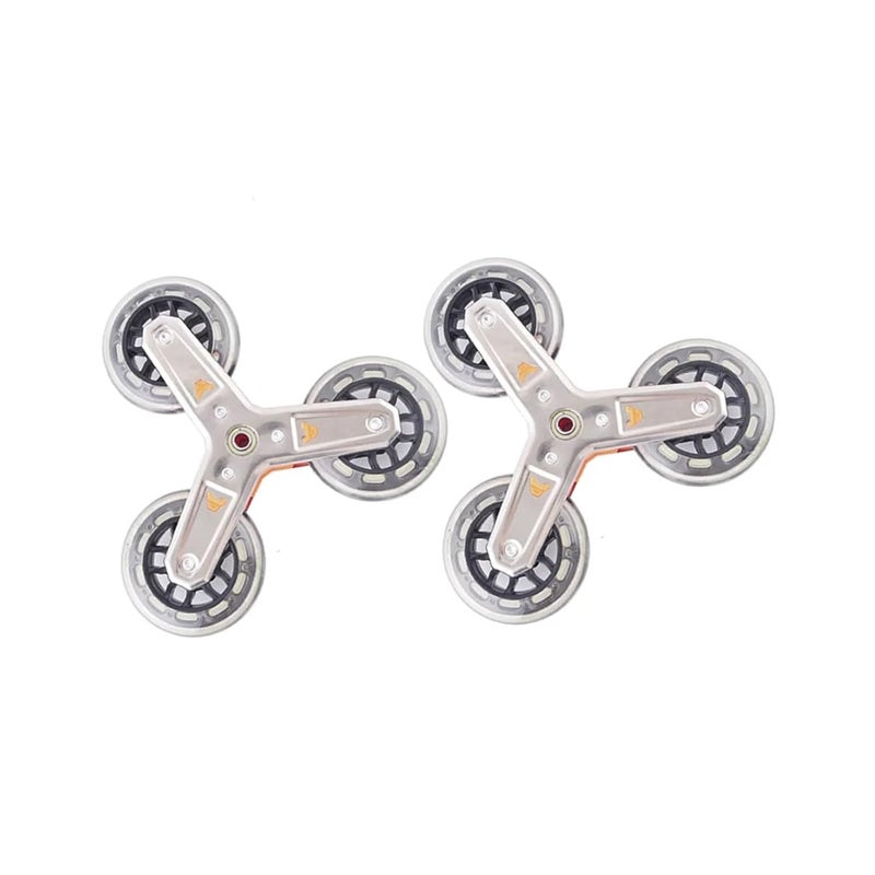 2PCS Shopping Cart Trolley Casters Luggage Suitcase Rollers Replacement Wheels Pulley Sliding Rollers Wheels Accessories(Black) - Image 2