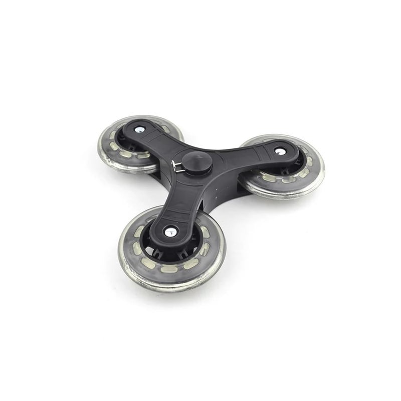 2PCS Shopping Cart Trolley Casters Luggage Suitcase Rollers Replacement Wheels Pulley Sliding Rollers Wheels Accessories(Black) - Image 4