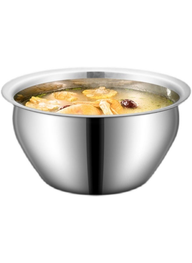 Generic 304 Stainless Steel Extra Thick Oil Basin With Lid Household Kitchen Oil Cylinder Commercial Lard Seasoning Basin Oil Drum Colander Suit-Specifications:8寸【特厚款】油鼓★No Cover★ Free Extra Thick Spoon-Color:Default Items  - Image 5