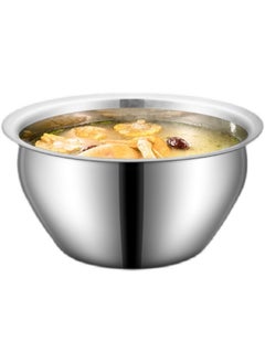 Generic 304 Stainless Steel Extra Thick Oil Basin With Lid Household Kitchen Oil Cylinder Commercial Lard Seasoning Basin Oil Drum Colander Suit-Specifications:8寸【特厚款】油鼓★No Cover★ Free Extra Thick Spoon-Color:Default Items  - Image 5