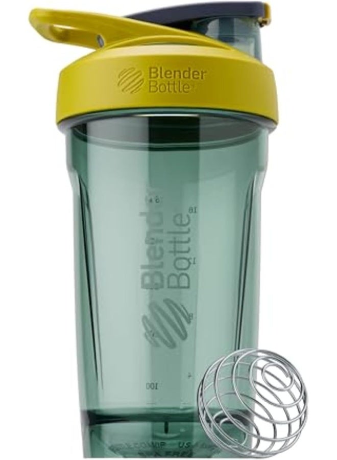 Blender Bottle Blenderbottle Strada Shaker Cup Perfect For Protein Shakes And Pre Workout, 24-Ounce, Yellow - Image 1