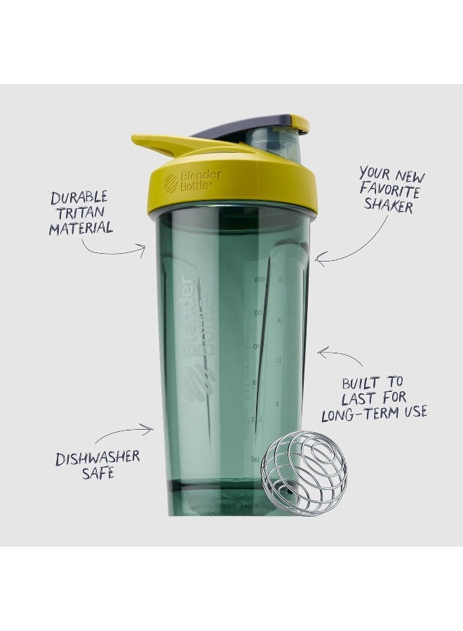 Blender Bottle Blenderbottle Strada Shaker Cup Perfect For Protein Shakes And Pre Workout, 24-Ounce, Yellow - Image 3