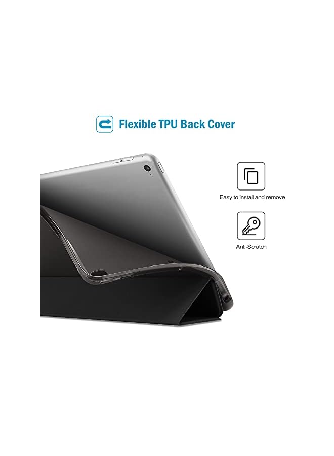 Procases iPad 9.7 Inch Case iPad 6th 5th Generation Cases, iPad Air 2, iPad Air Case, Slim Soft TPU Cover Stand Smart Case for iPad 9.7 2018 2017 Model iPad Air 2 Air 1 -Black - Image 4