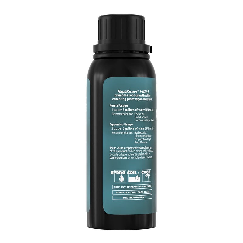 General Hydroponics RapidStart, Plant Food, 1-0.5-1, 275 mL. - Image 2